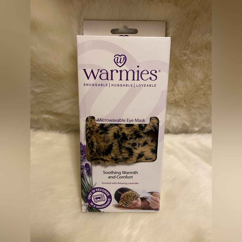 Warmies Microwavable Leopard Eye Mask
